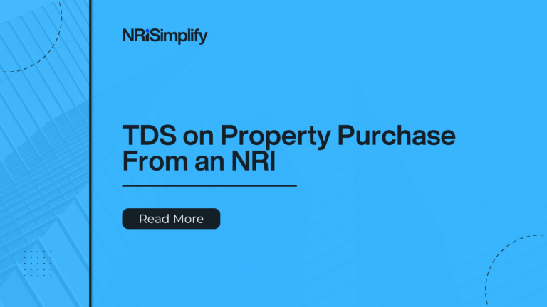 TDS on property purchase for NRIs