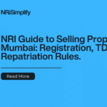 Illustration of NRI property sale process in Mumbai 2025