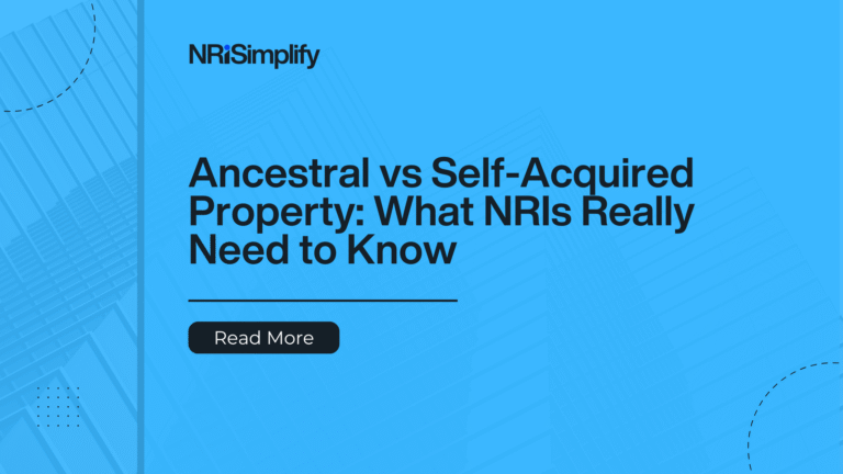 NRI understanding ancestral and self-acquired property rights in India
