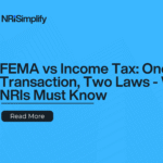 Table showing difference between Income Tax & FEMA