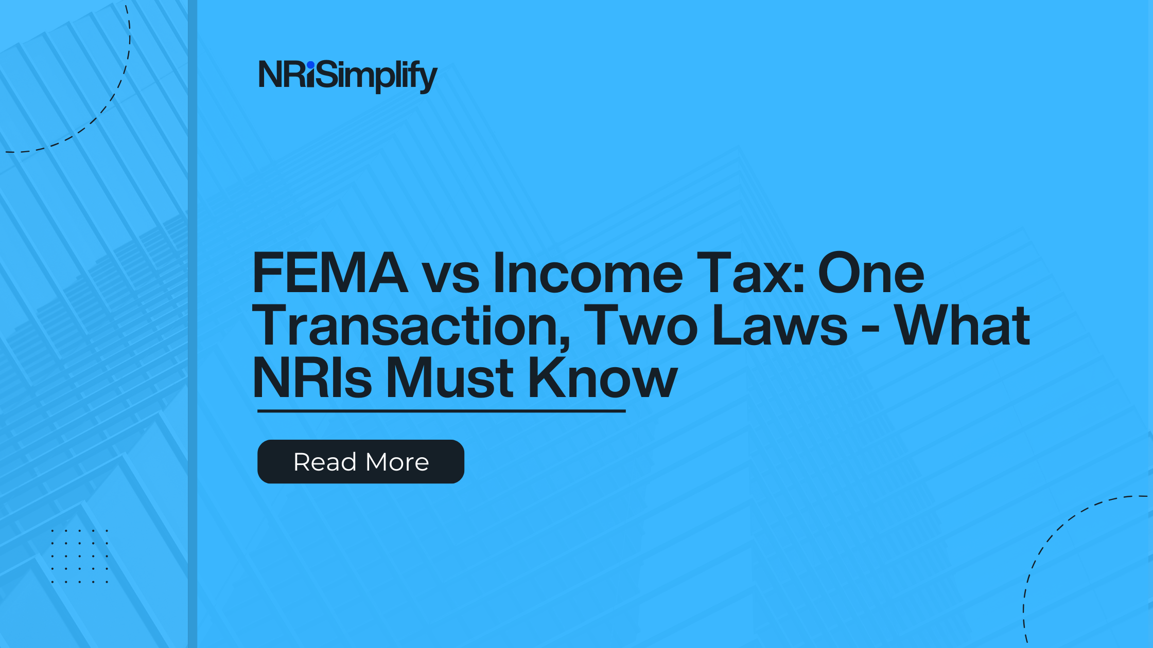 Table showing difference between Income Tax & FEMA