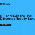 NRI vs NROR tax status comparison for returning Indians